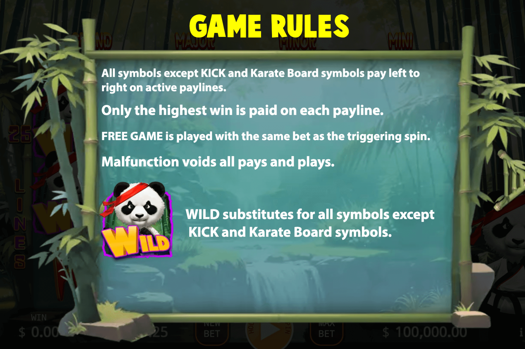 Kick Cash Panda KA Gaming xo slot