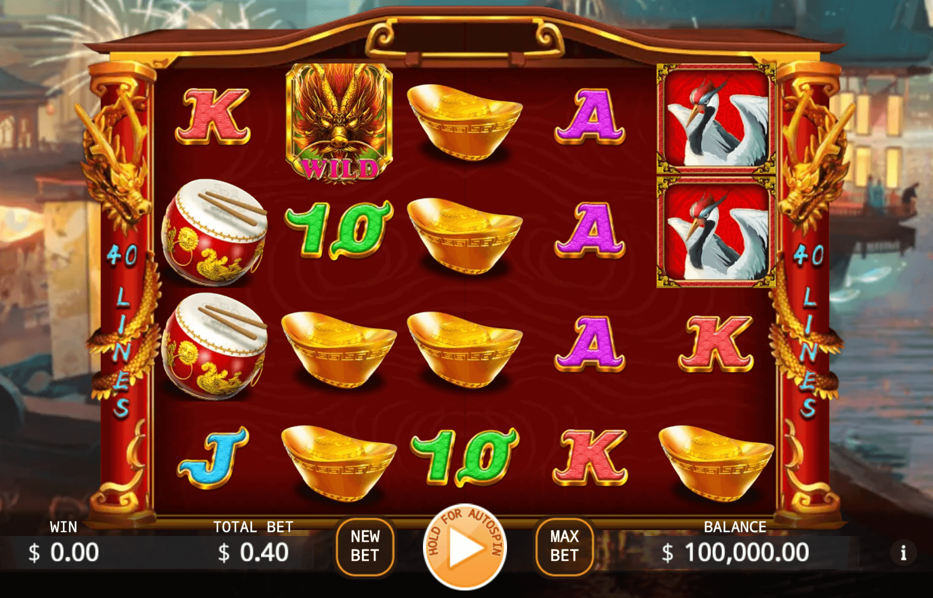 Lucky Golden Dragon Lock 2 Spin KA Gaming slotxooz1688