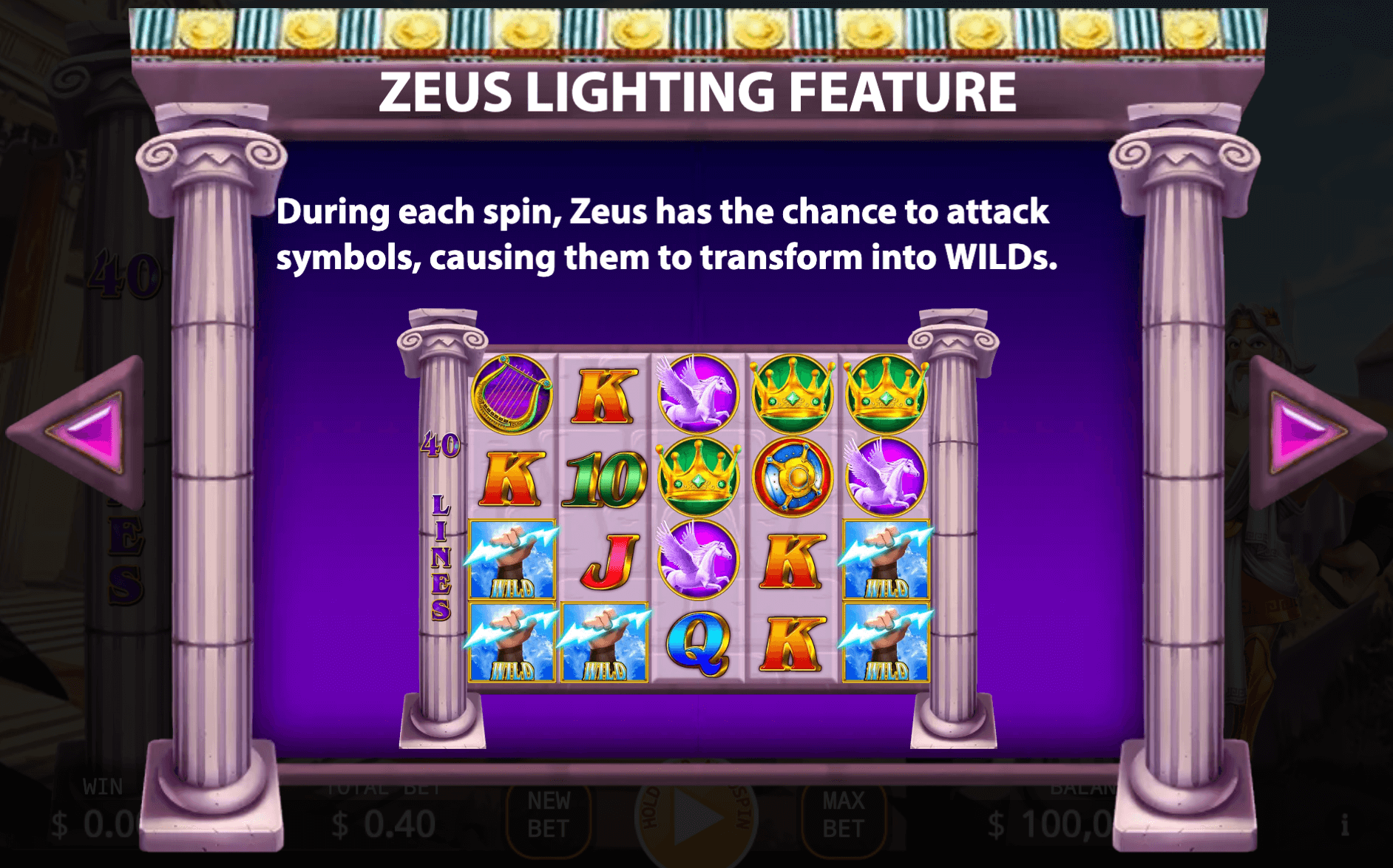 King of the God Zeus Lock 2 Spin KA Gaming xo666 slot