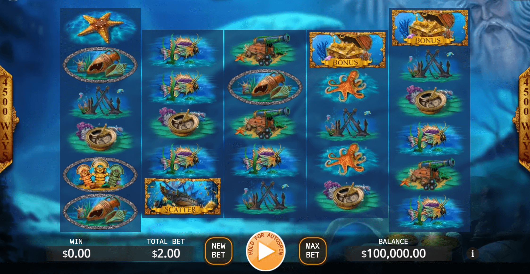 Poseidon's Treasure KA Gaming xo slot