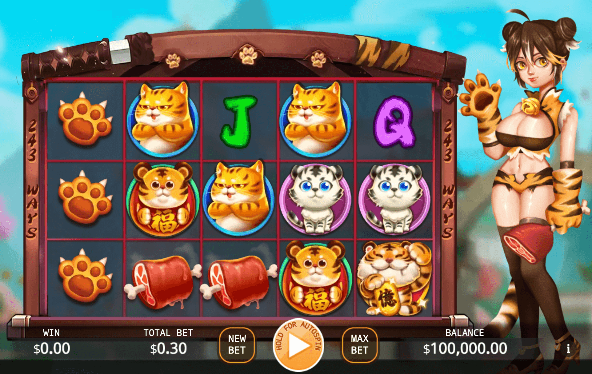 Tiger Girl KA Gaming 168 slot xo