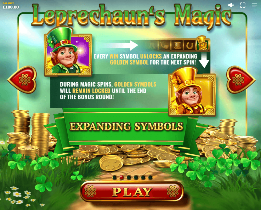 Leprechaun's Magic RED TIGER โปรโมชั่น สล็อต XO