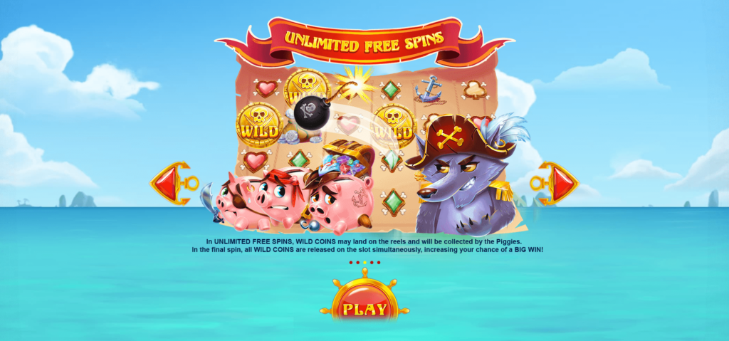 Piggy Pirates RED TIGER โปรโมชั่น สล็อต XO