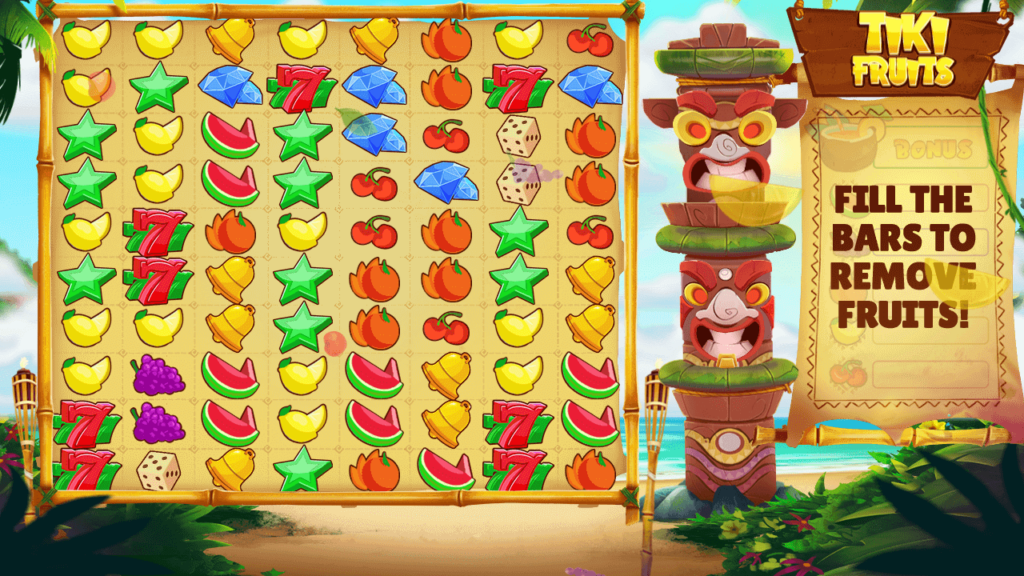 Tiki Fruits ค่ายเกม RED TIGER สล็อต XO เว็บตรง