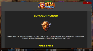 5 Wild Buffalo สล็อตค่าย Relax Gaming SLOT SLOTXO 3