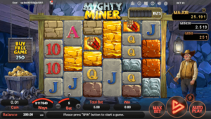 Mighty Miner สล็อตค่าย SIMPLEPLAY Gaming SLOT SLOTXO