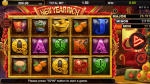 New Year Rich สล็อตค่าย SIMPLEPLAY Gaming SLOT SLOTXO (3)