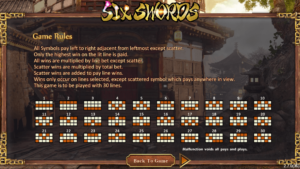 Six Swordsสล็อตค่าย SIMPLEPLAY Gaming SLOT SLOTXO