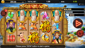 Three Star God สล็อตค่าย SIMPLEPLAY Gaming SLOT SLOTXO