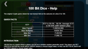 100 Bit Dice สล็อตค่าย Relax Gaming SLOT SLOTXO (5)