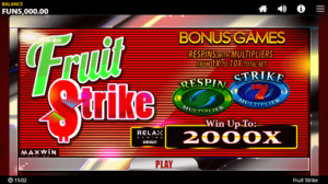 Fruit Strike สล็อตค่าย Relax Gaming SLOT SLOTXO (6)